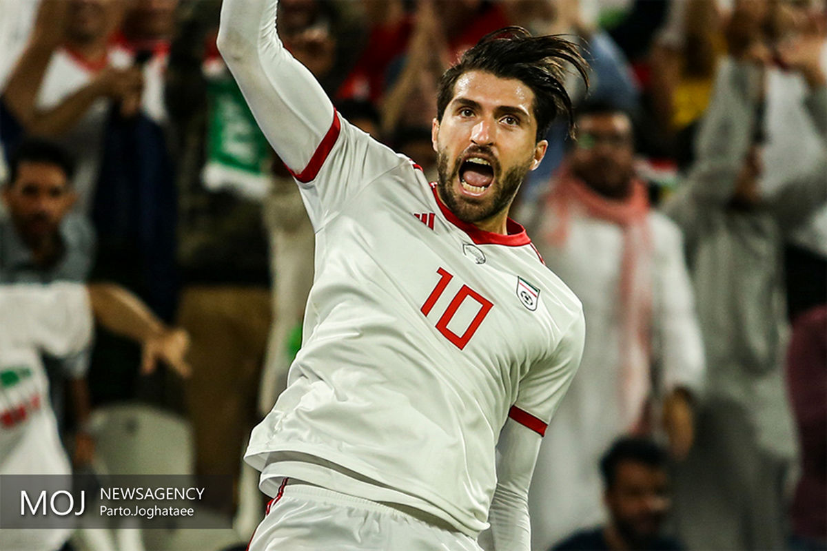 دیدار تیم‌های ملی فوتبال ایران و چین/کریم انصاری فرد