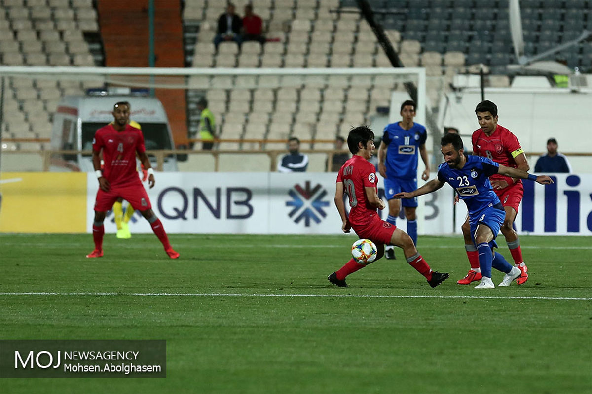 دیدار تیم های فوتبال استقلال ایران الدحیل قطر