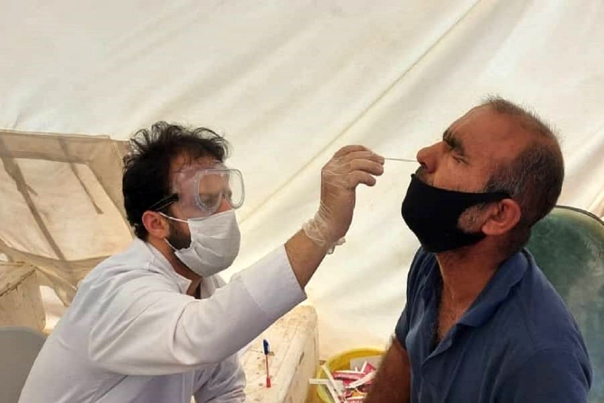  آزمایش کرونا در مرز زمینی دوغارون