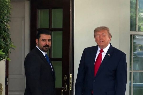 دیدار نخست‌وزیر عراق و رئیس‌جمهور آمریکا 