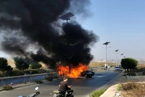 رژیم صهیونیستی حمله پهپادی به خودرویی در جنوب لبنان کرد