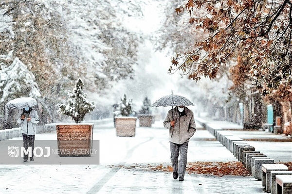 بارش برف و باران در ۹ استان کشور ادامه دارد