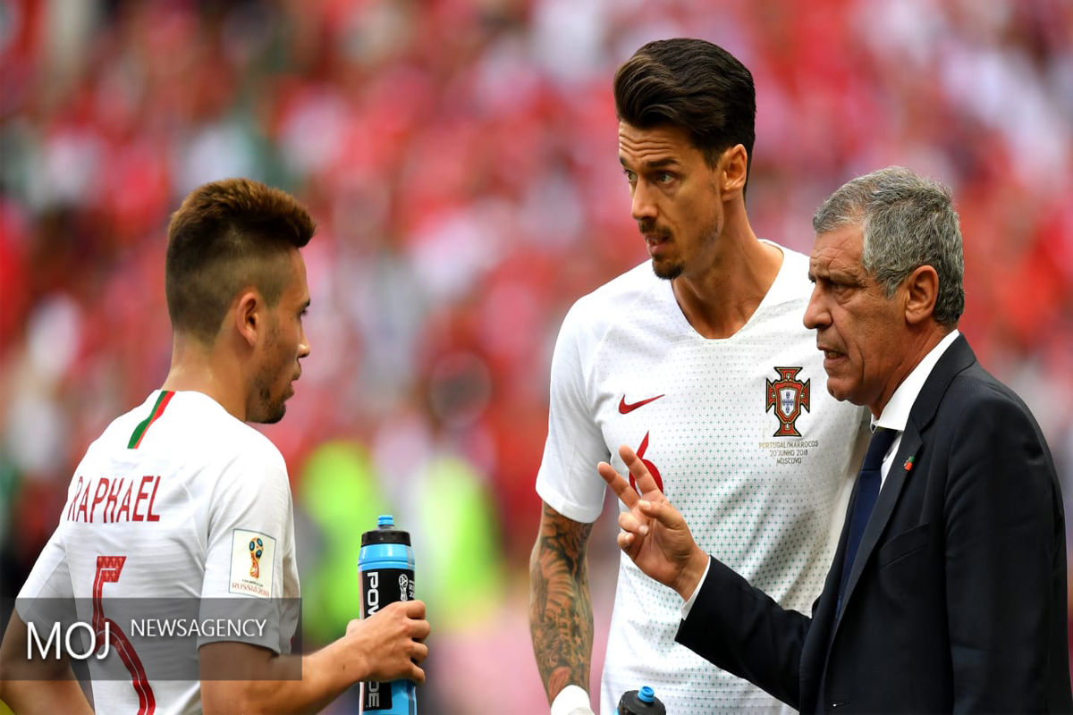 دیدار تیم های پرتغال و مراکش