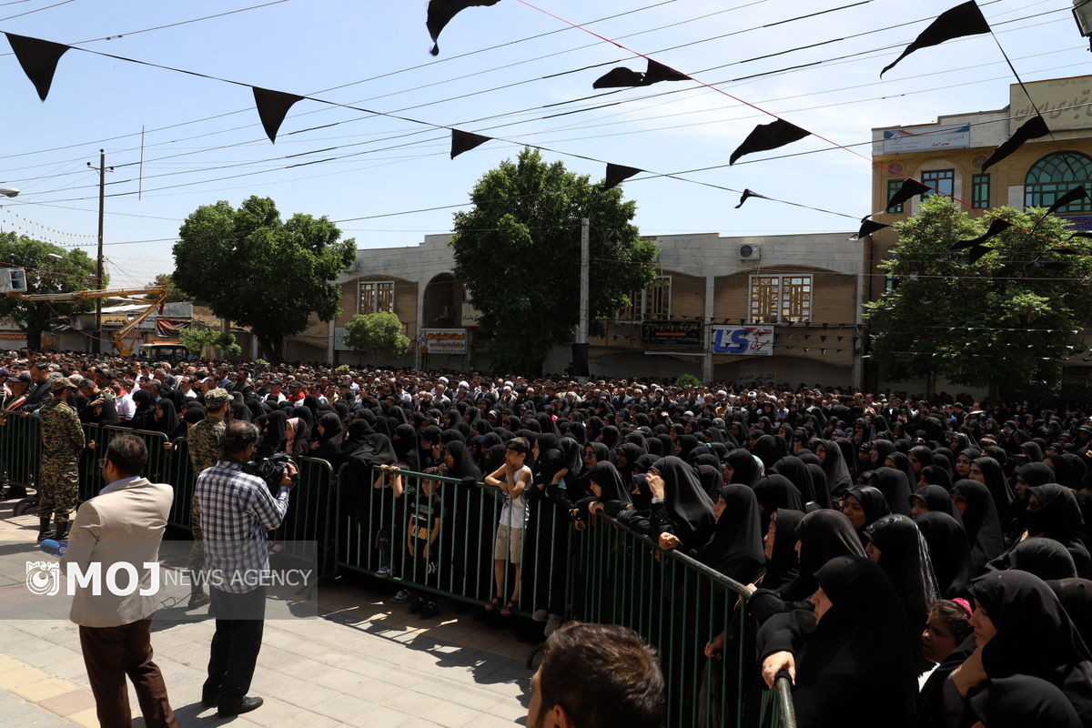 مراسم عزاداری رئیس جمهور در کرمانشاه