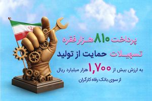 حمایت بیش از 170 همتی بانک رفاه کارگران از تولید ملی در سال 1403