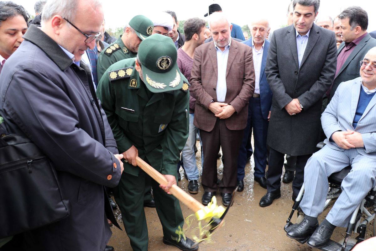 طرح جمع آوری فاضلاب منطقه معلولین  رشت