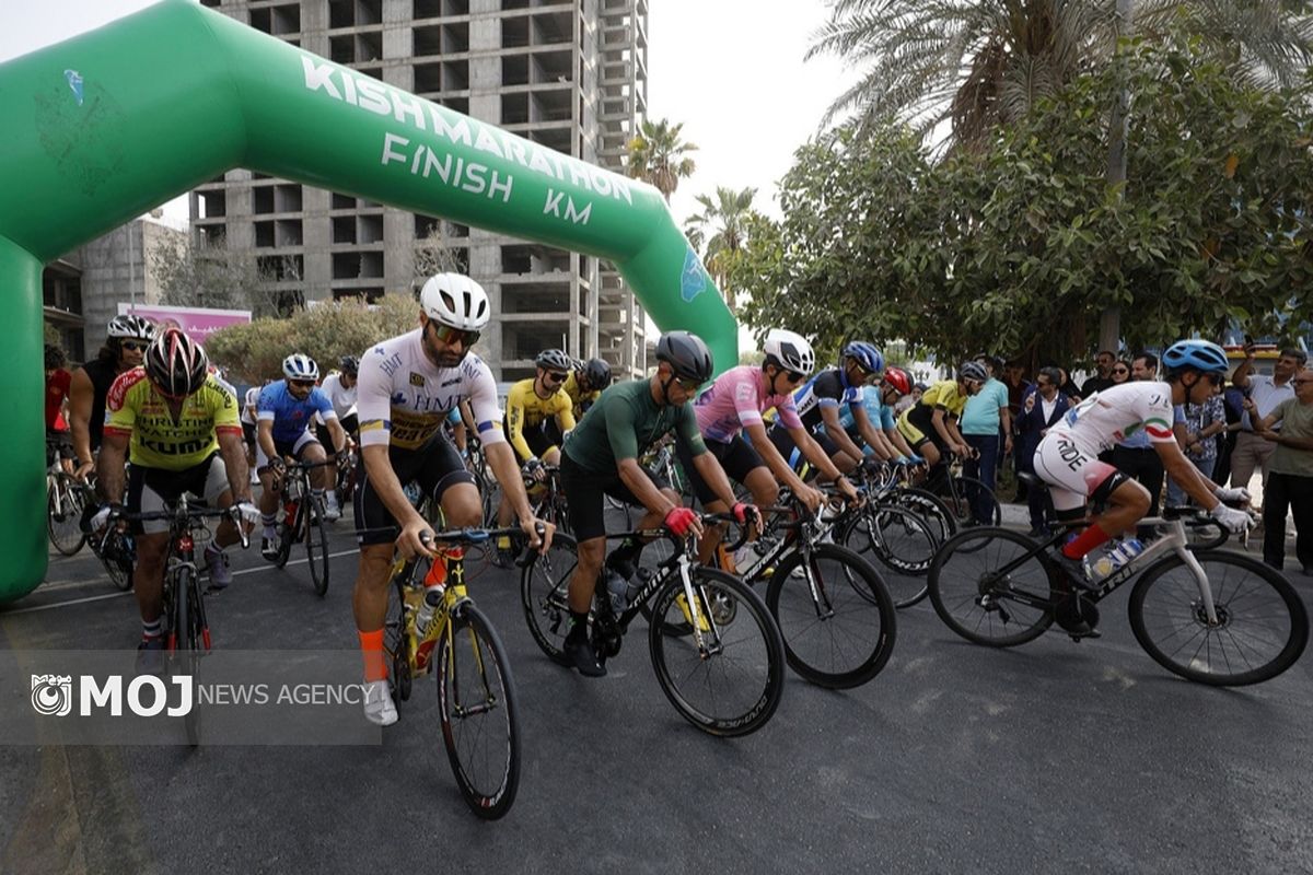 برگزاری مسابقات دوچرخه سواری در کیش