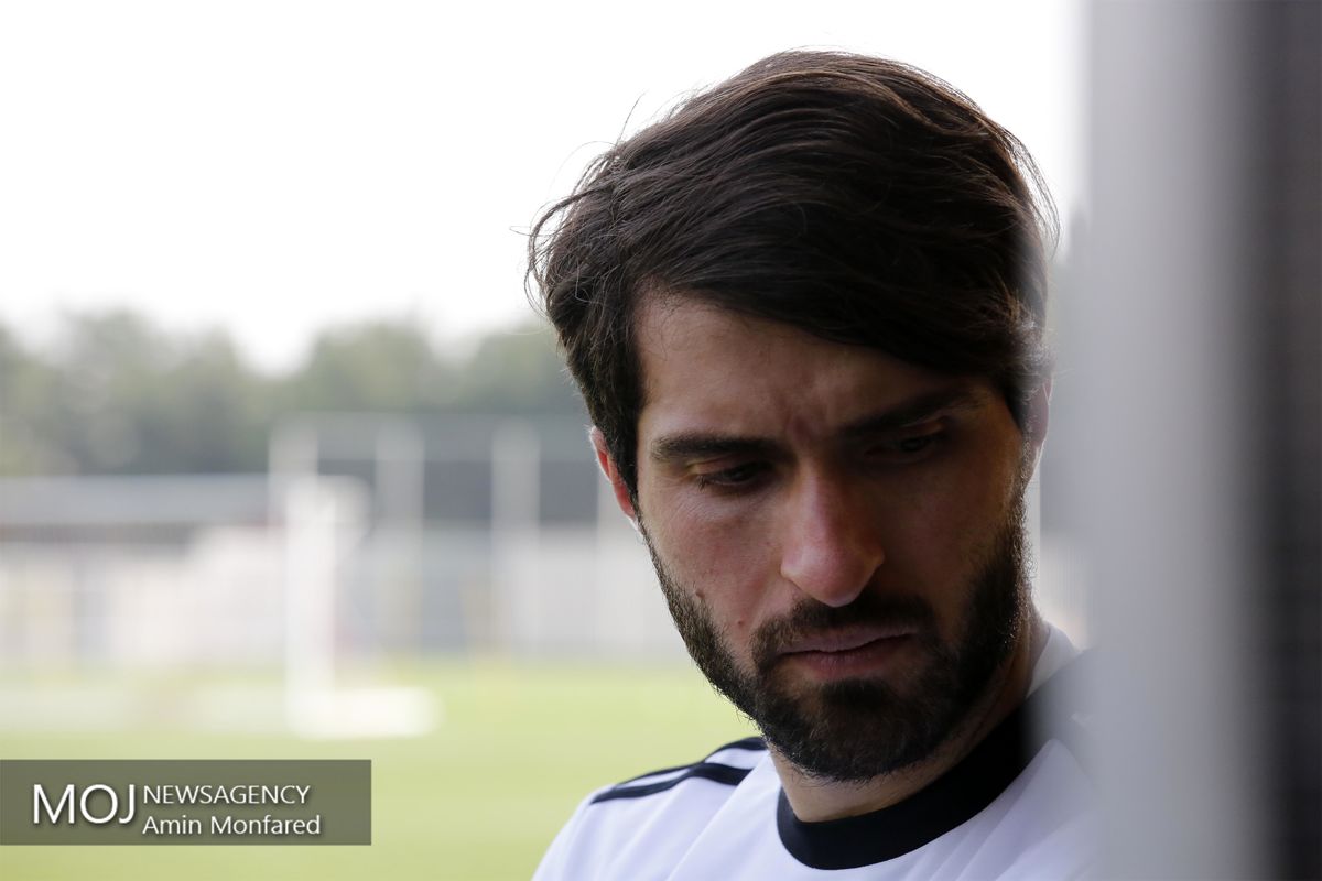 تمرین تیم ملی فوتبال- ۲۷ آبان ۱۳۹۷- کریم انصاری فرد