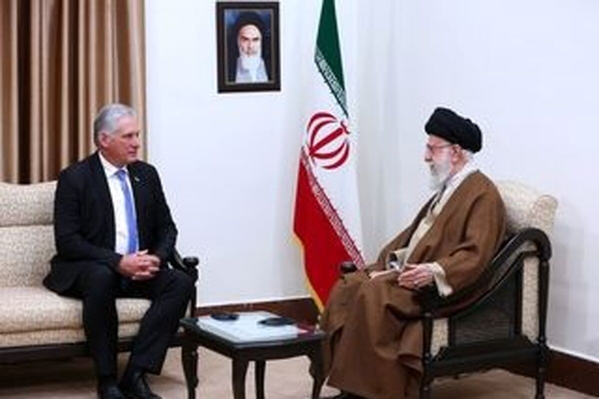 دیدار+رهبر+انقلاب+و+رئیس+جمهور+کوبا