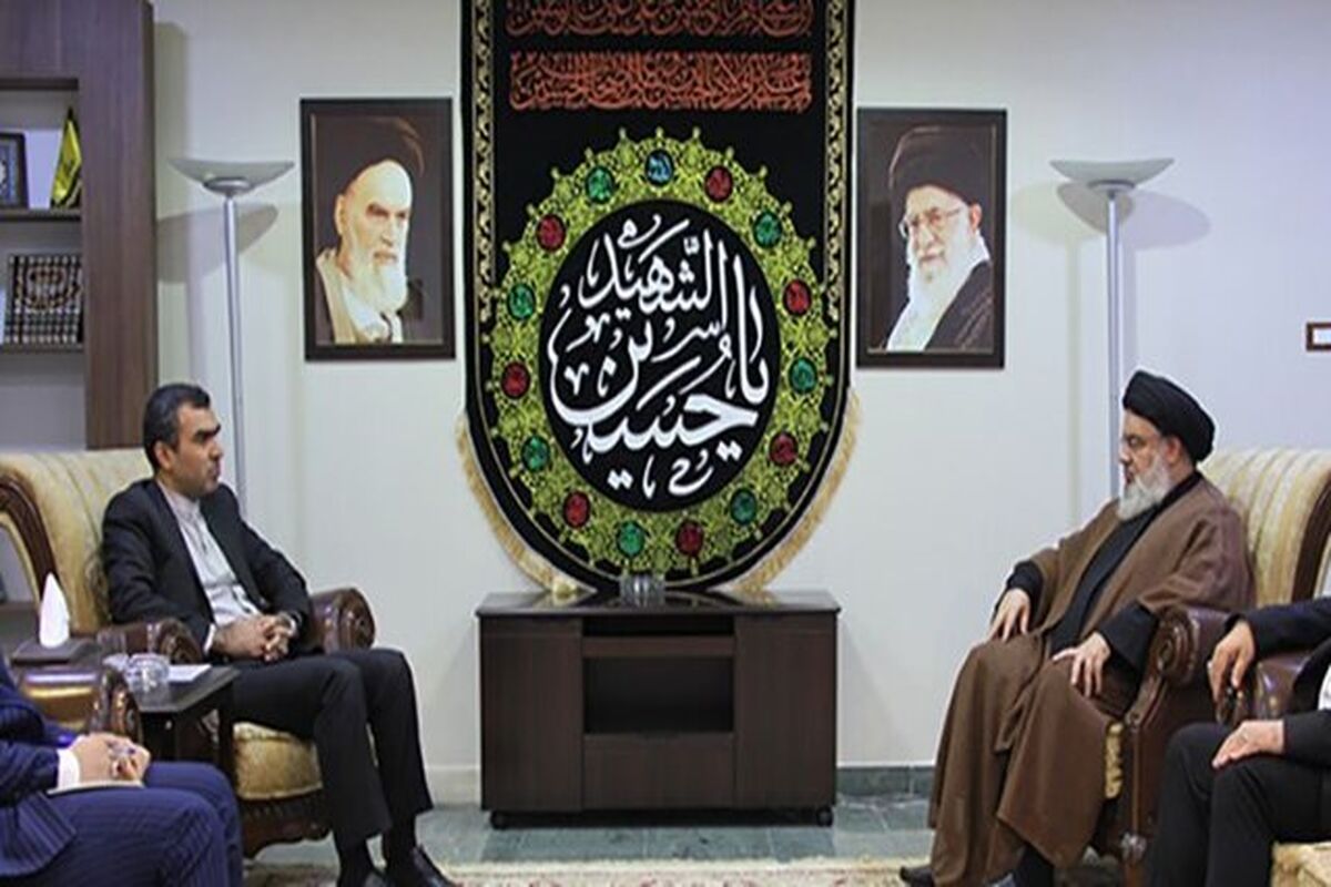 دستیار وزیر خارجه ایران با دبیرکل حزب‌الله لبنان دیدار و گفت‌وگو کرد