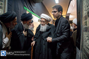 عزاداری اربعین حسینی در بیت آیت الله صافی گلپایگانی