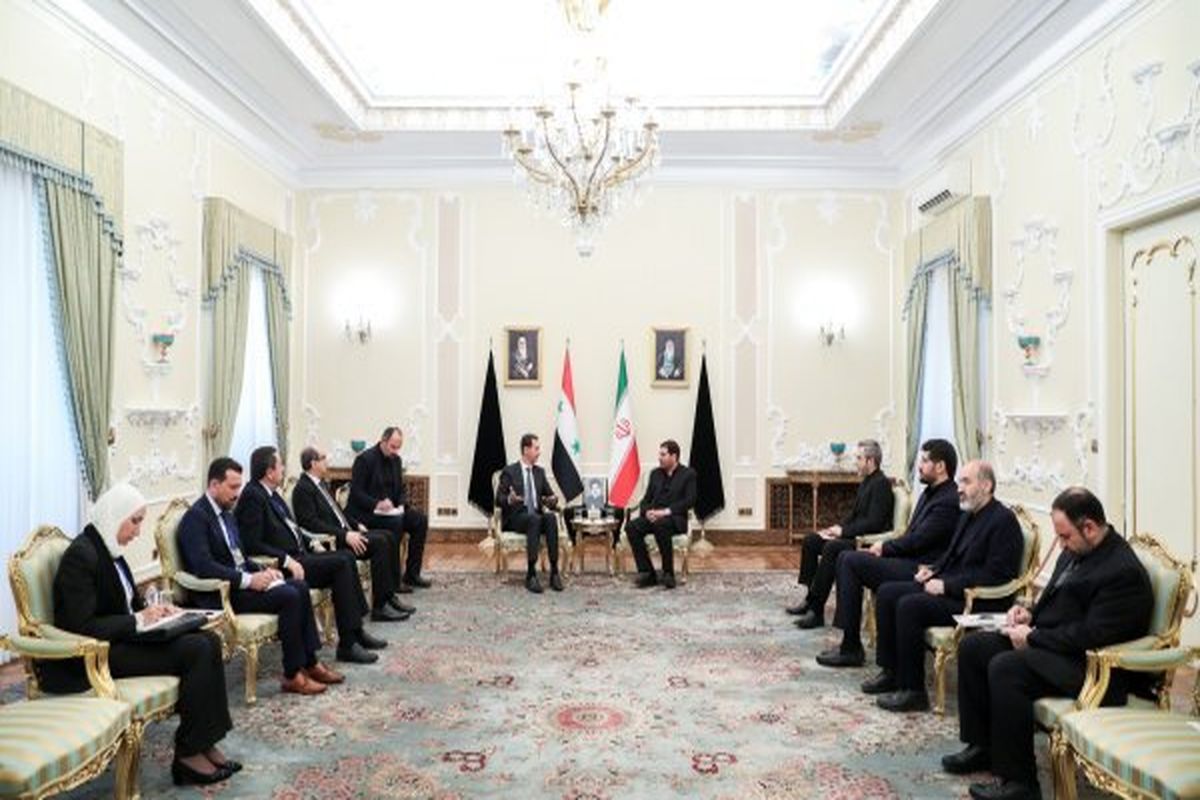 سرپرست ریاست جمهوری در دیدار با رئیس‌جمهور سوریه