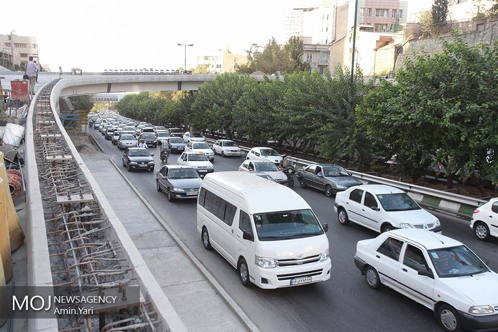 بازدید شهردار تهران و رییس شورای شهر از پروژه های عمرانی شهر تهران / ترافیک تهران