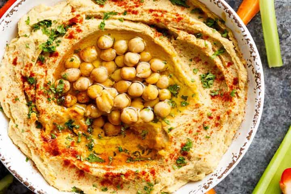 غذای لبنانی حمص1