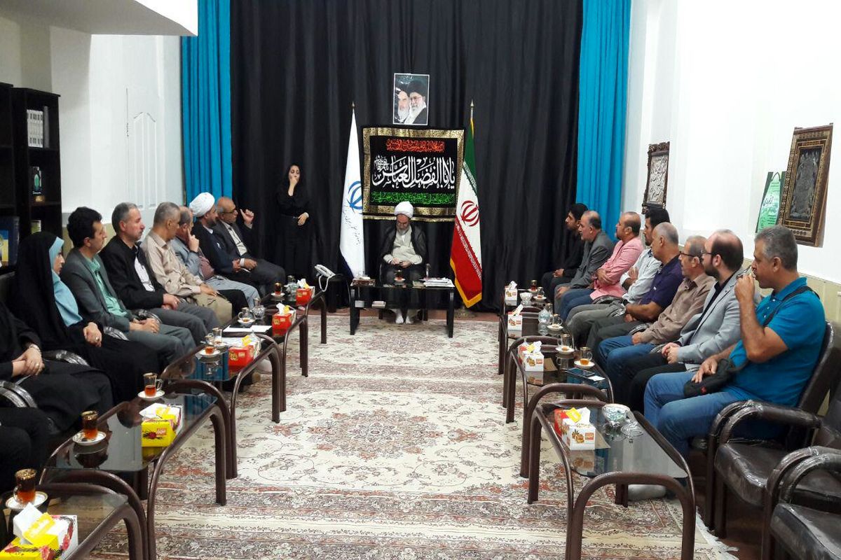 دیدار ایت الله فلاحتی +با ناشنوایان