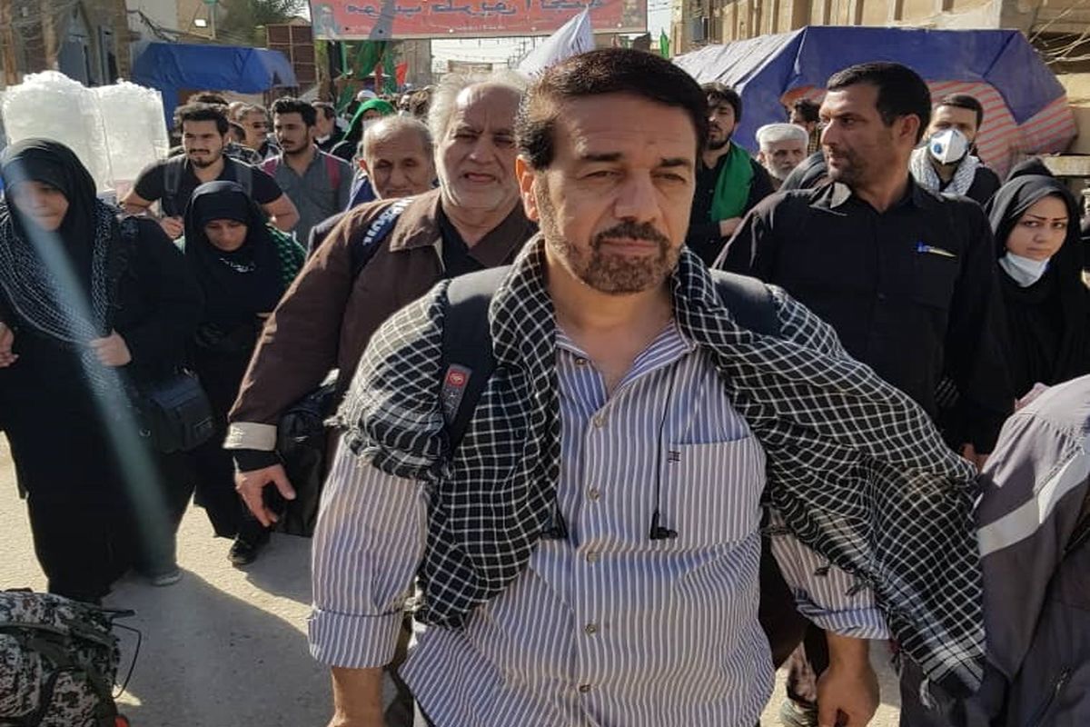 دکتر امینی در راهپیمایی اربعین