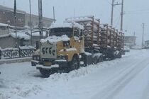 بارش برف و باران در راه مازندران