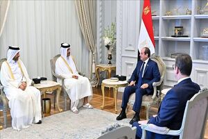 تاکید مصر و قطر بر مخالفت با کوچاندن فلسطینیان