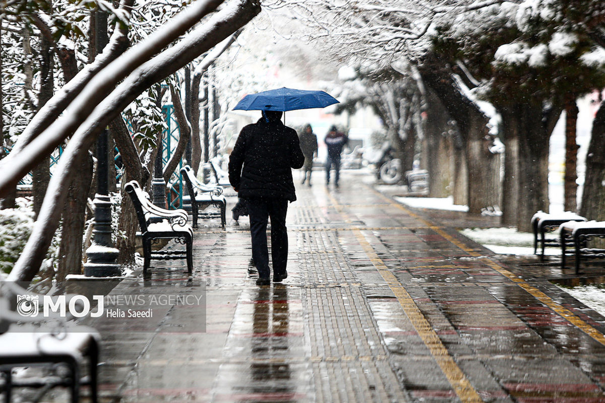 بارش برف در تهران