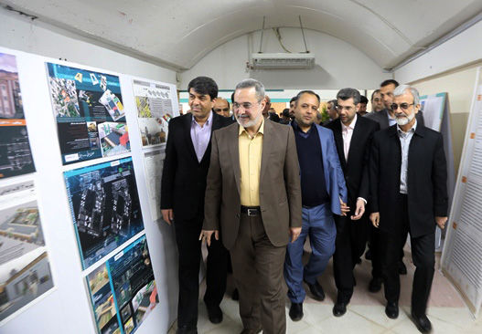 نمایش 519 اثر در نمایشگاه مدرسه ایرانی معماری ایرانی با حضور وزیر آموزش و پرورش