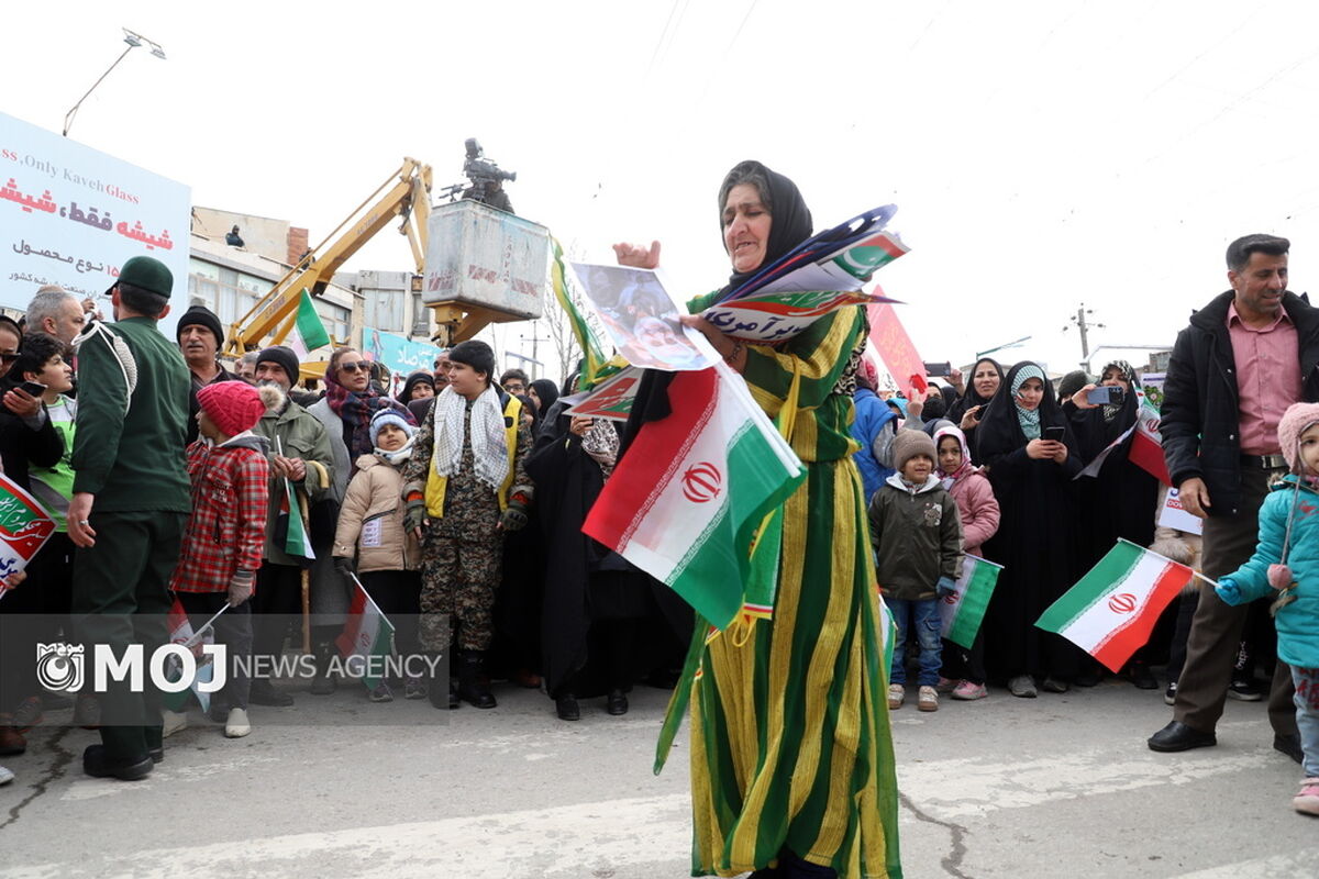 راهپیمایی 22 بهمن در کرمانشاه