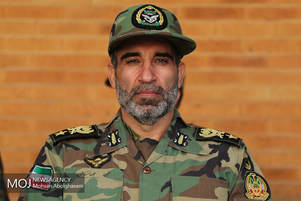 صبحگاه مشترک دانشجویان دانشگاه افسری نیروهای مسلح/امیر سرتیپ علی جهانشاهی معاون هماهنگ کننده نیروی زمینی ارتش