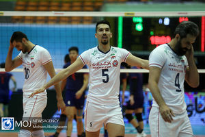 دیدار تیم های ملی والیبال ایران و چین تایپه