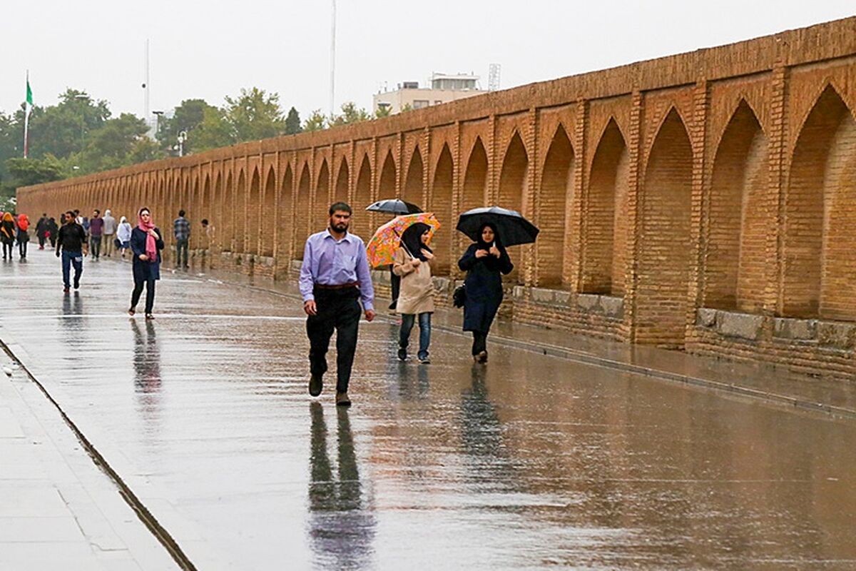 بارش در اصفهان