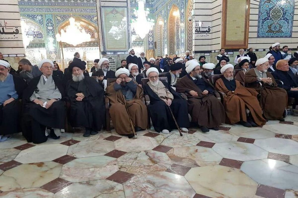 وداع علما با سردار سلیمانی