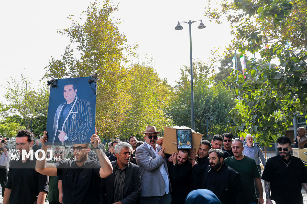 مراسم تشییع پیکر امید جهان