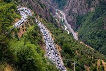 جاده چالوس مسدود است