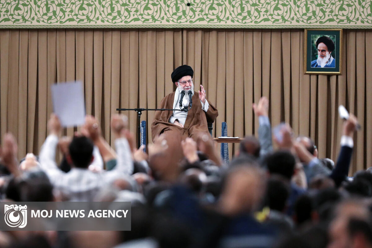 دیدار کارگران با رهبر انقلاب
