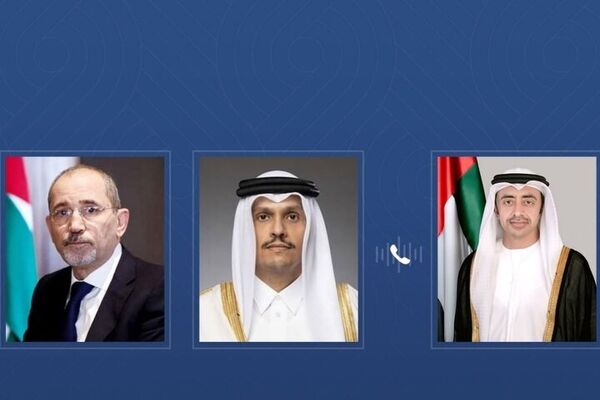 امارات با قطر و اردن درباره تحولات منطقه رایزنی کردند