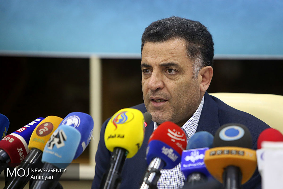 نشست خبری رییس جمعیت هلال احمر/علی اصغر پیوندی رییس جمعیت هلال احمر