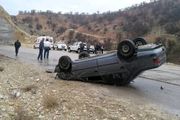 2 کشته و یک مجروح در اثر واژگونی سواری پژو در محوراصفهان - شیراز