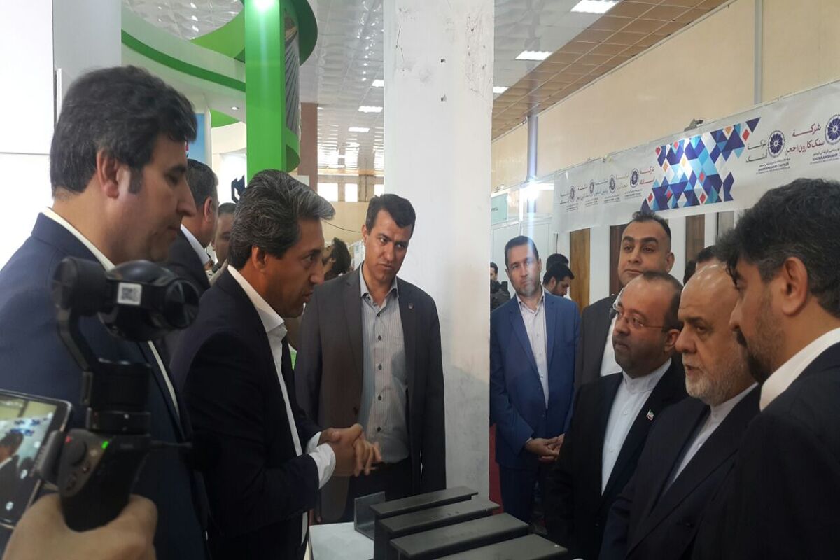 حضور ذوب آهن اصفهان در نمایشگاه تخصصی صنعت ساختمان بغداد
