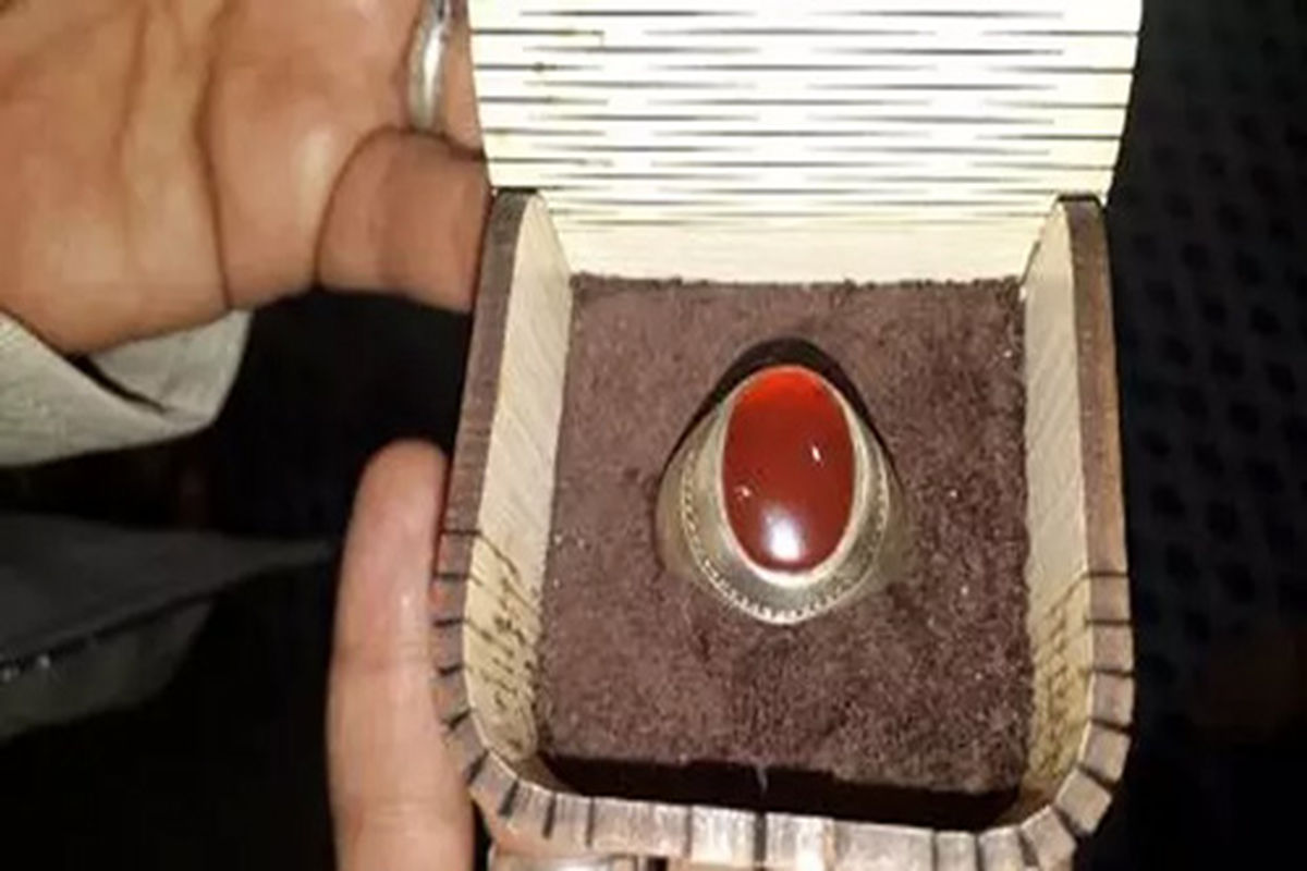 انگشتر شهید سپهبد حاج قاسم سلیمانی