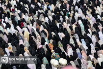 نماز عید فطر در حرم مطهر رضوی برگزار شد