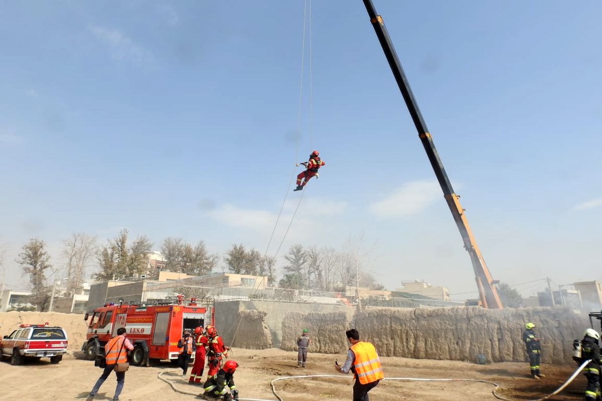 مانور شرکت گاز اصفهان