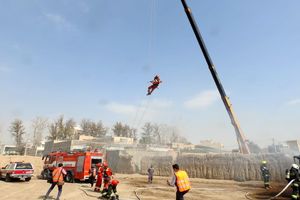 برگزاری مانور مترو با حضور کارکنان امداد شرکت  گاز اصفهان