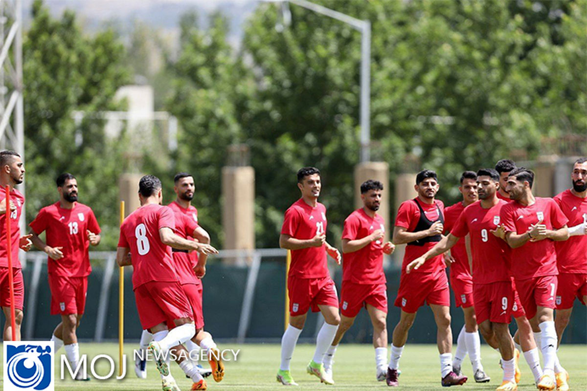 تمرین تیم ملی فوتبال