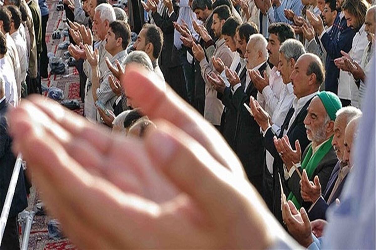 اقامه نماز عید قربان در قشم