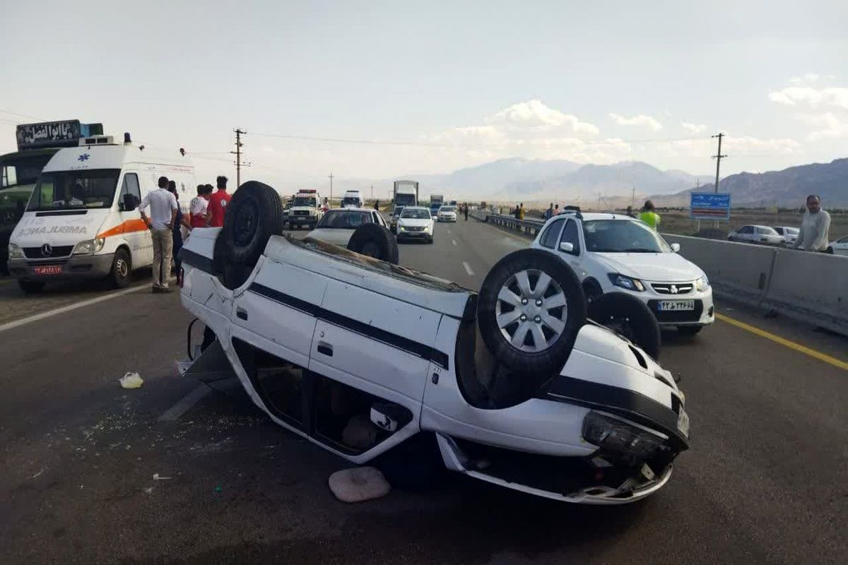 وازگونی خودرو