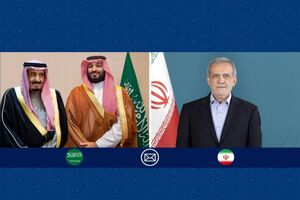 پادشاه و ولیعهد عربستان سالروز پیروزی انقلاب اسلامی را به پزشکیان تبریک گفتند