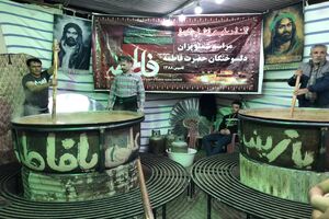  پخت ۱/۵تن سمنو نذر عنایت حضرت زهرا(س) در کاشان