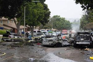 سقوط یک جت در آمریکا حادثه آفرید