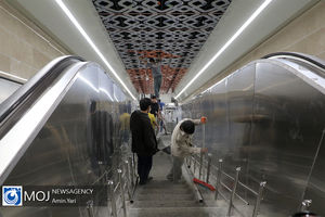 بازدید اصحاب رسانه از ایستگاه مترو برج میلاد