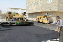 آسفالت 20 کیلومتر از راه های روستایی درشهرستان لنجان 