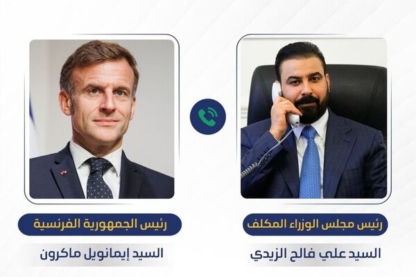  ماکرون بر حمایت فرانسه از عراق تاکید کرد