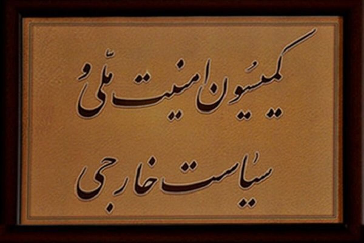 کمیسیون امنیت ملی و سیاست خارجی مجلس
